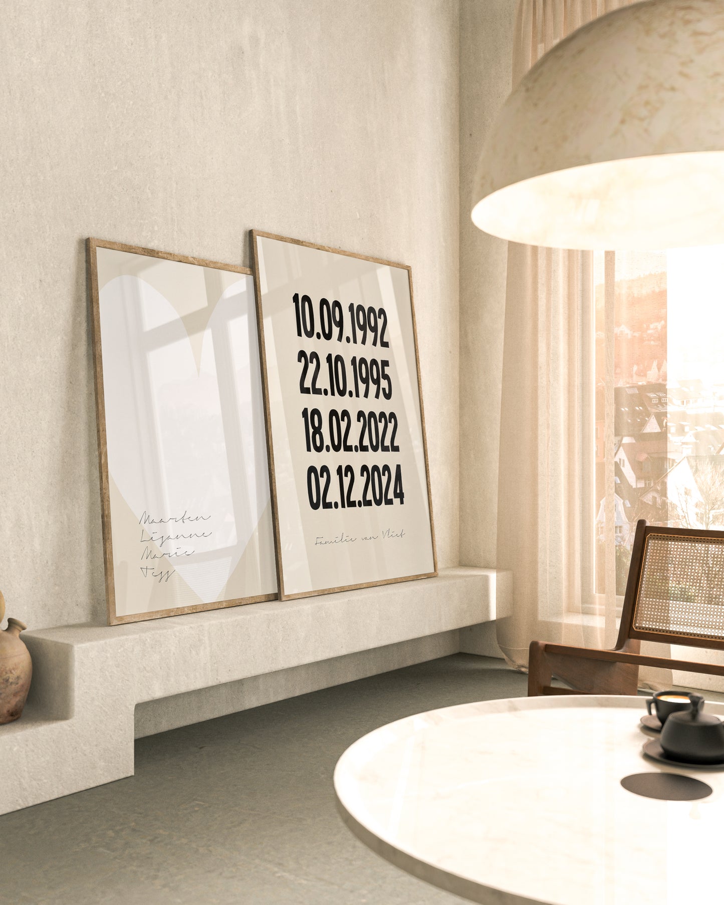 Gepersonaliseerde Hart Poster