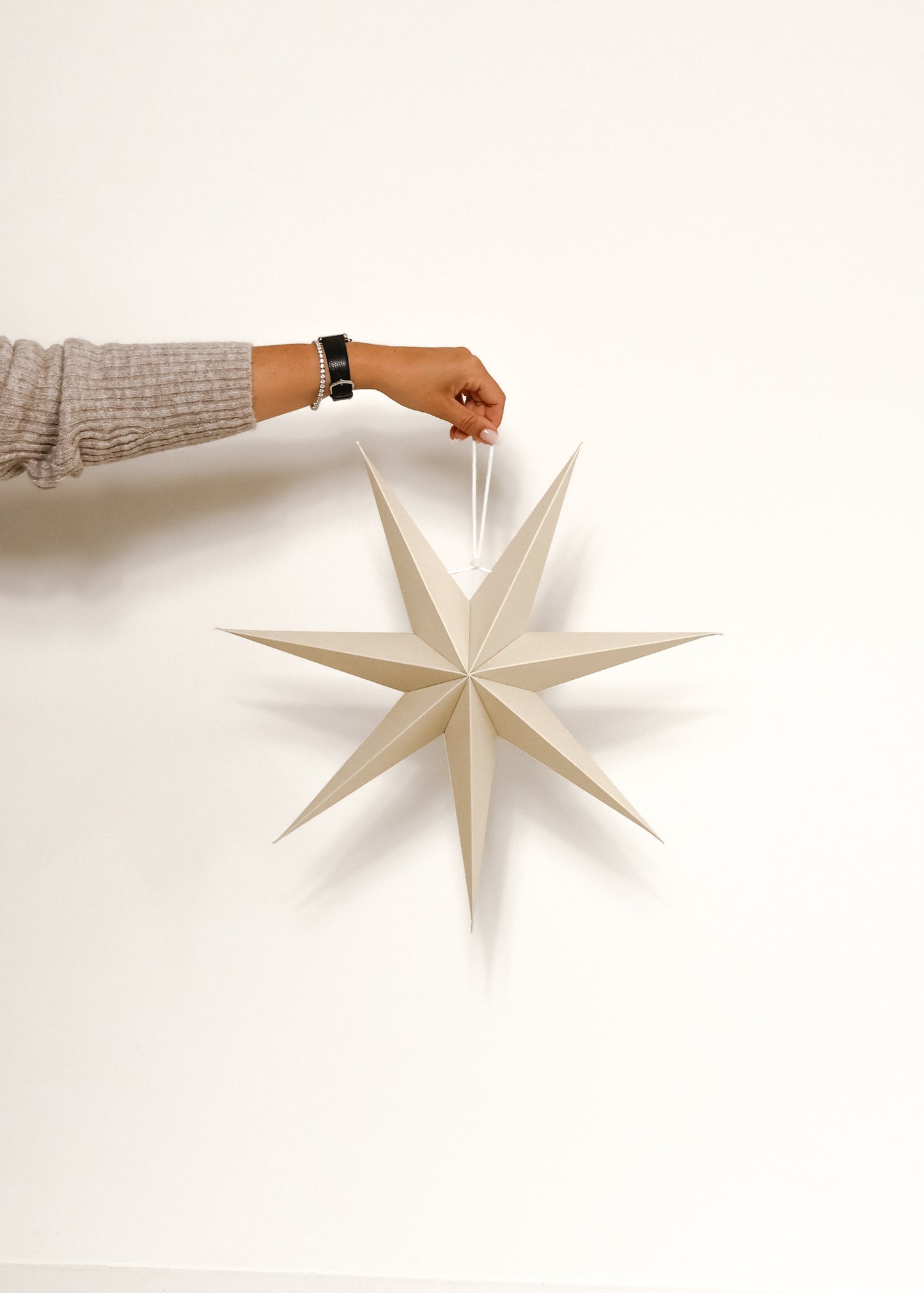 KERSTSTER - CHALK BEIGE - 45 CM