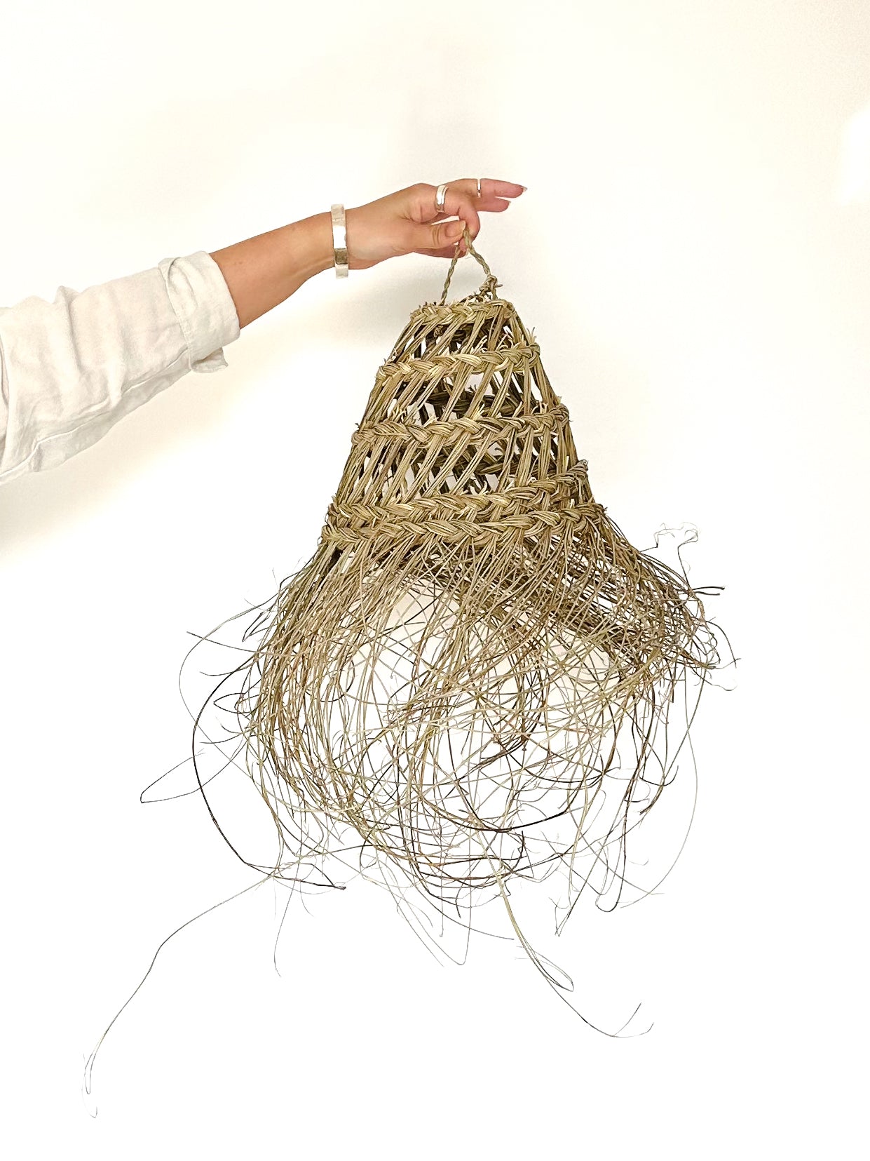 huisje van sanne zeegras opengewerkt kap ovaal klein