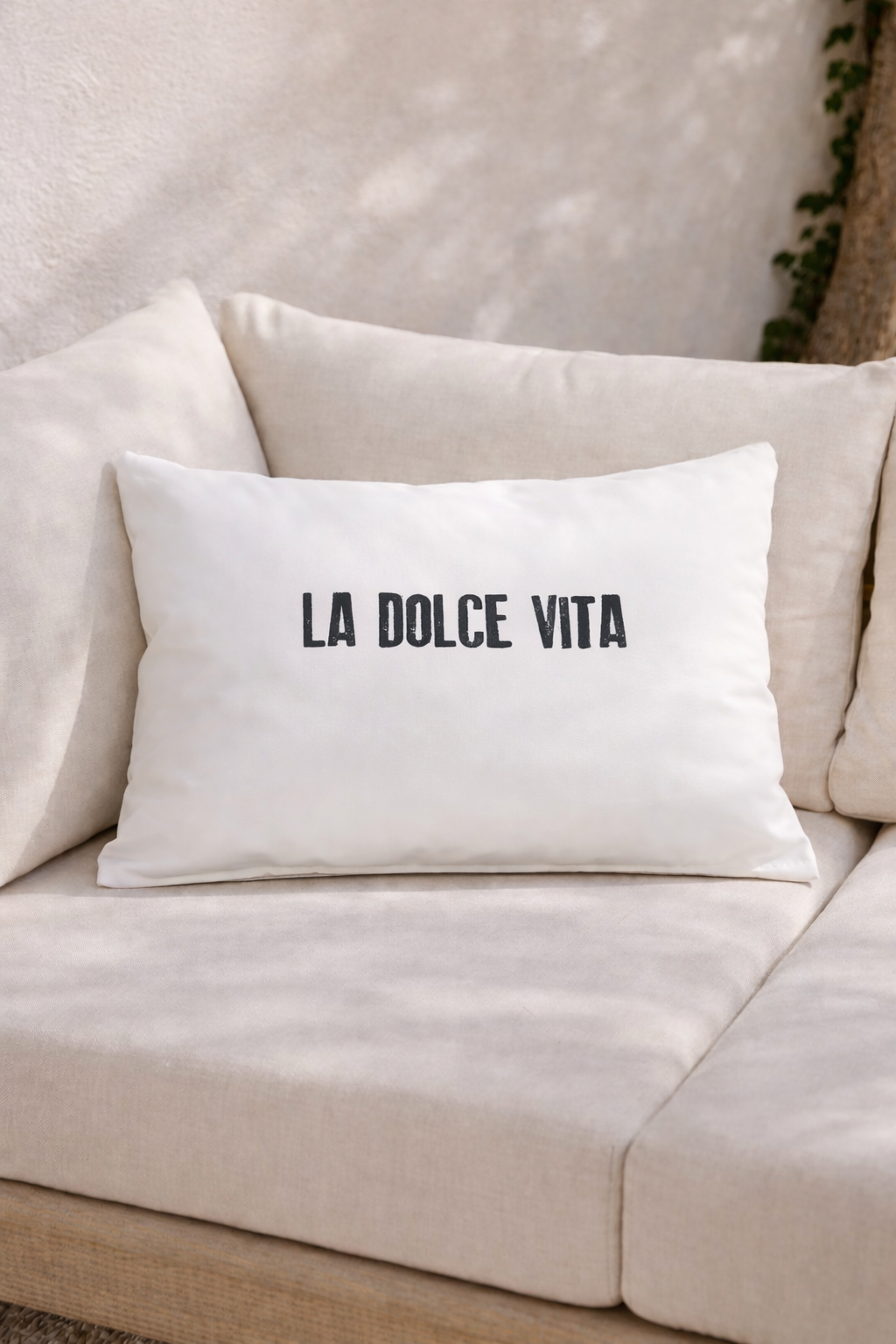 Buitenkussen “La Dolce Vita” – UV-bestendig &amp; waterafstotend tuinkussen