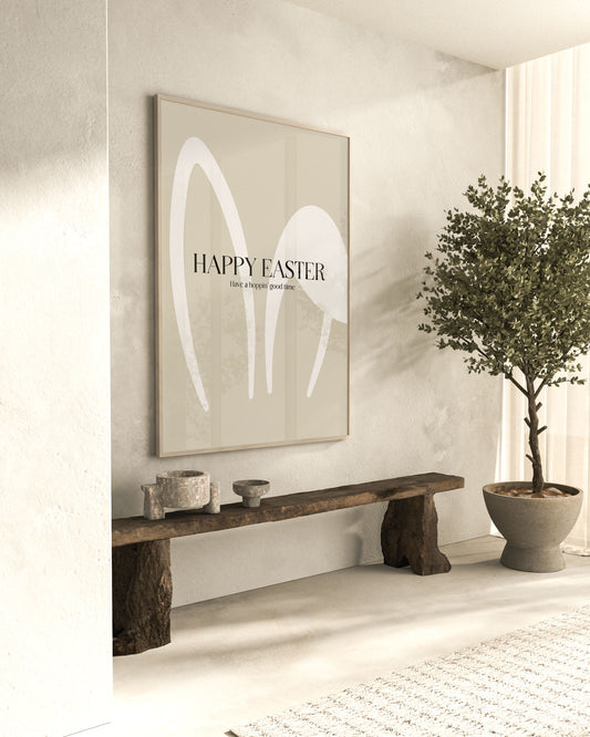 HAPPY EASTER BUNNY POSTER