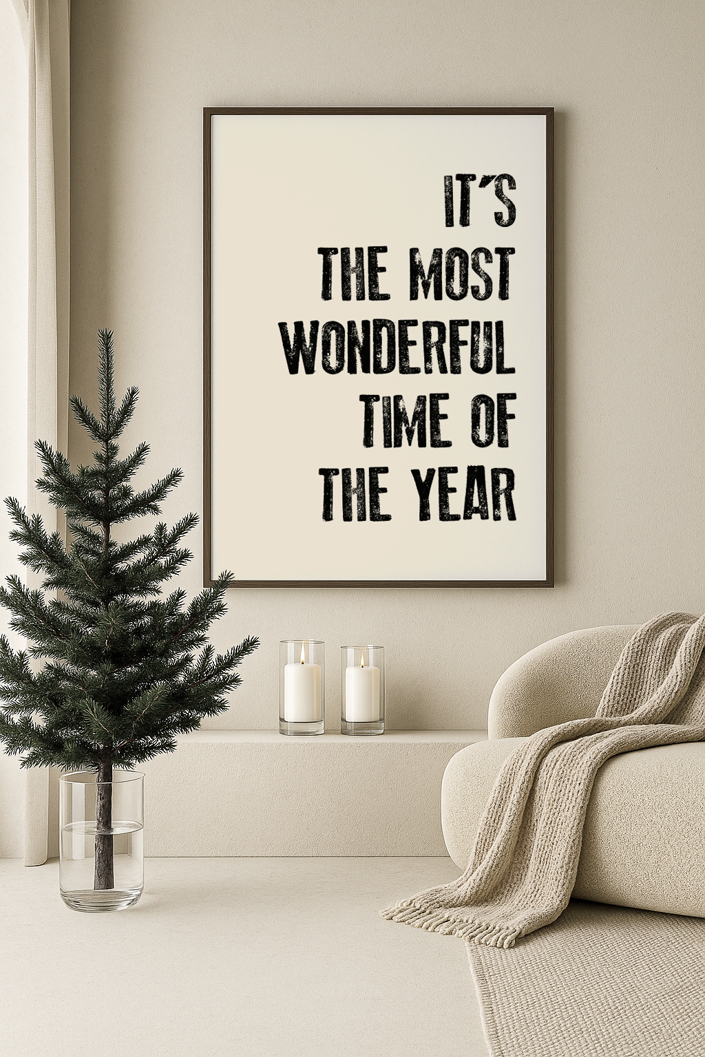 Xmas love kerst poster