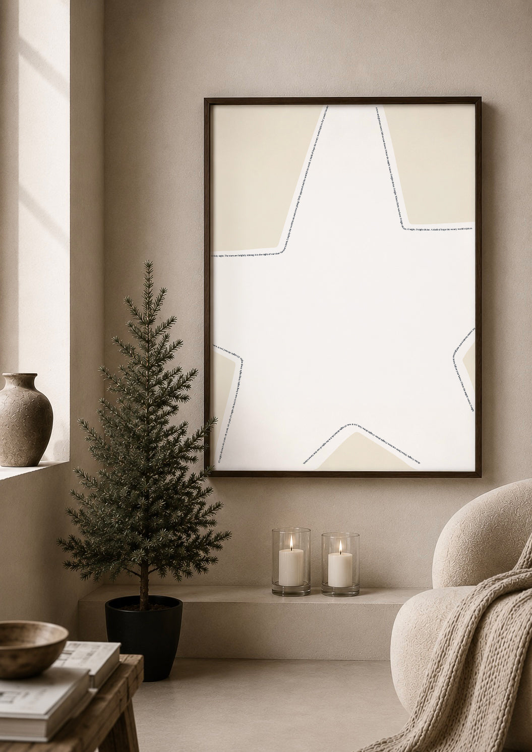 holy night kerst poster