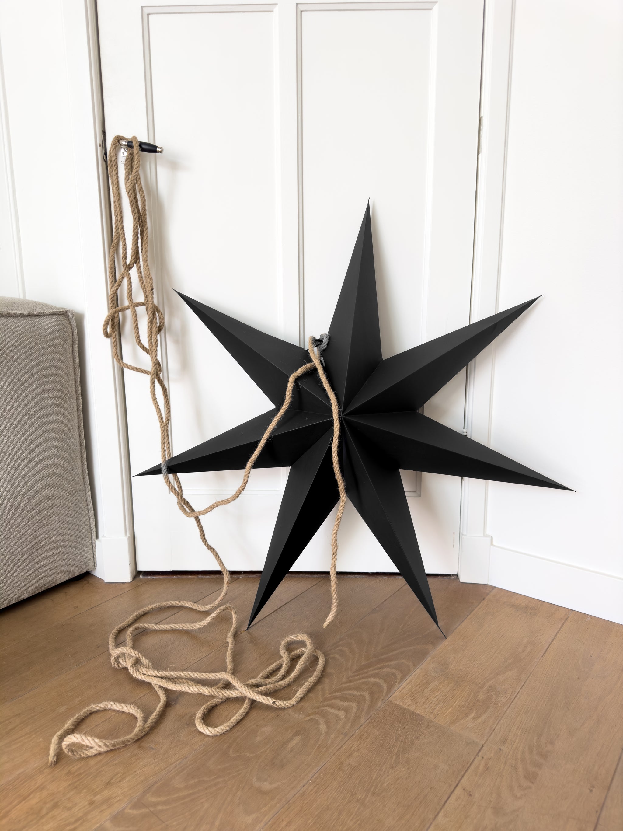 Kerstverlichting Batterijverlichting ster met groen 75 cm 70 LED warm wit met timer Anna's collection Kerstverlichting Batterijverlichting ster met groen 75 cm 70 LED warm wit met timer Anna's collection