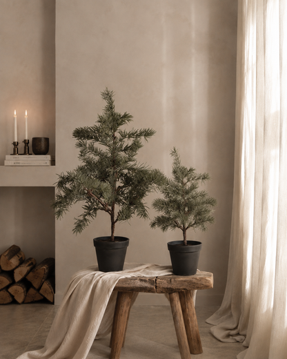 KERSTBOOMPJES kunst scandinavisch 80cm