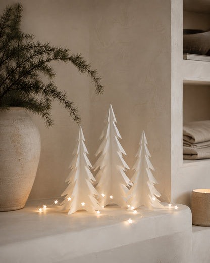 Paper Cut Kerstboom wit papier