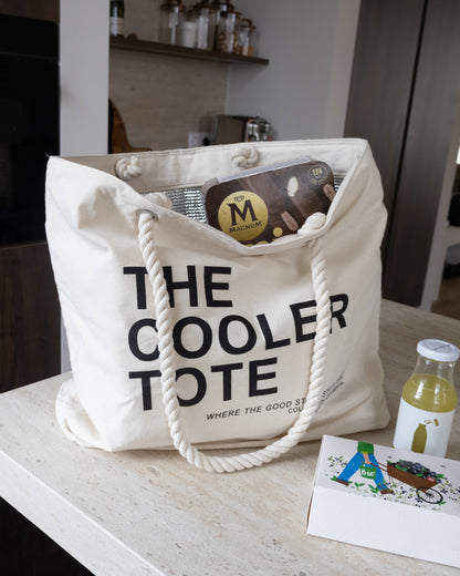 THE COOLER TOTE canvas koeltas trendy en stijlvol