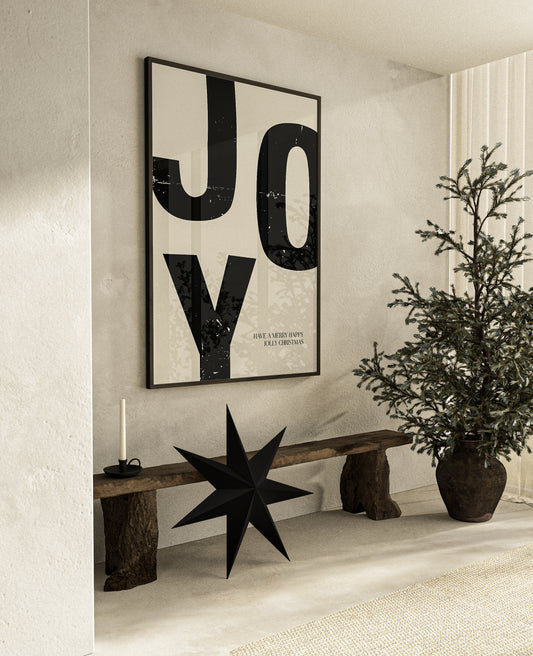 huisje van sanne japandi x xmas kerst poster jingle bells