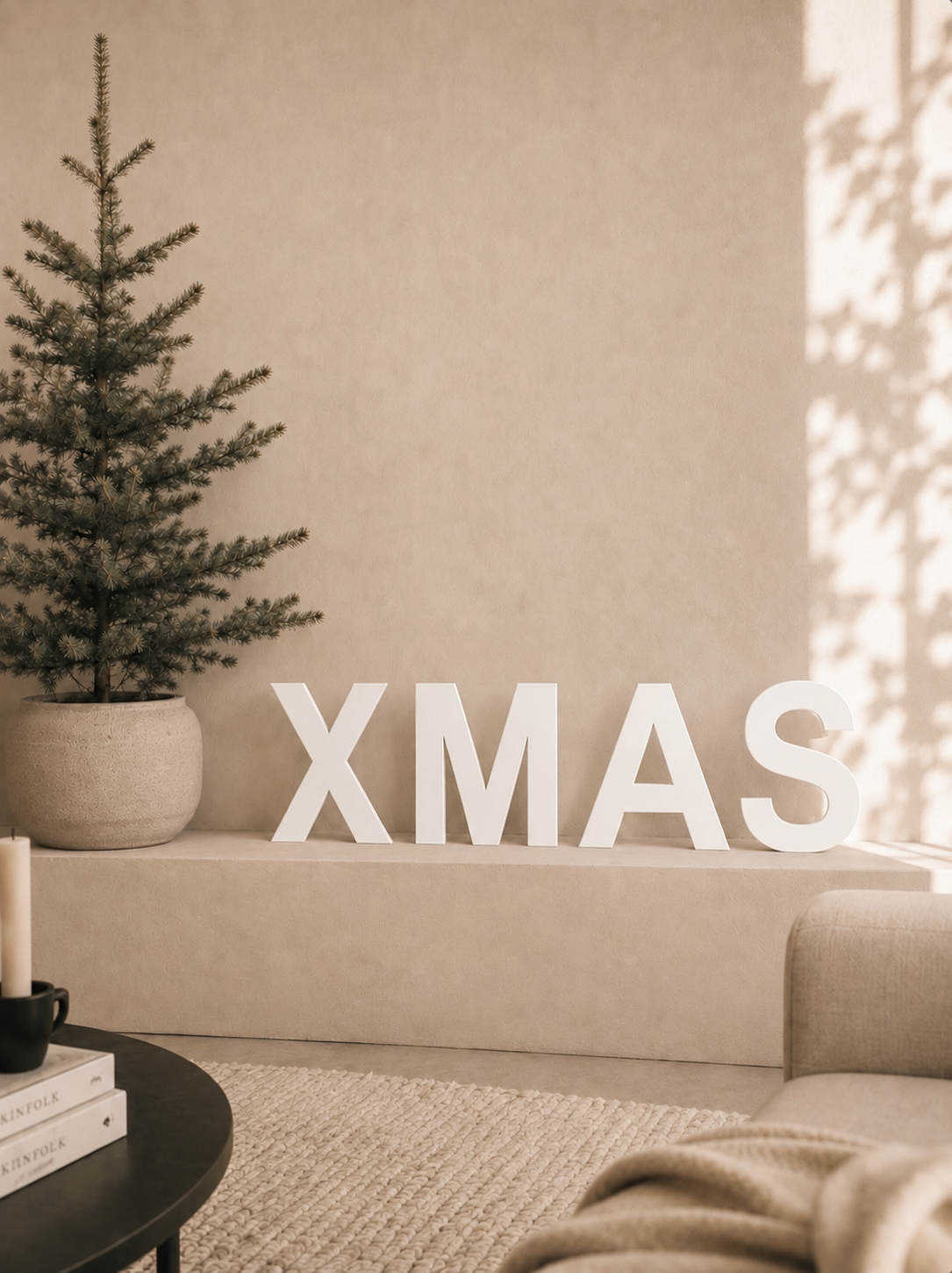 XMAS letters XL wit