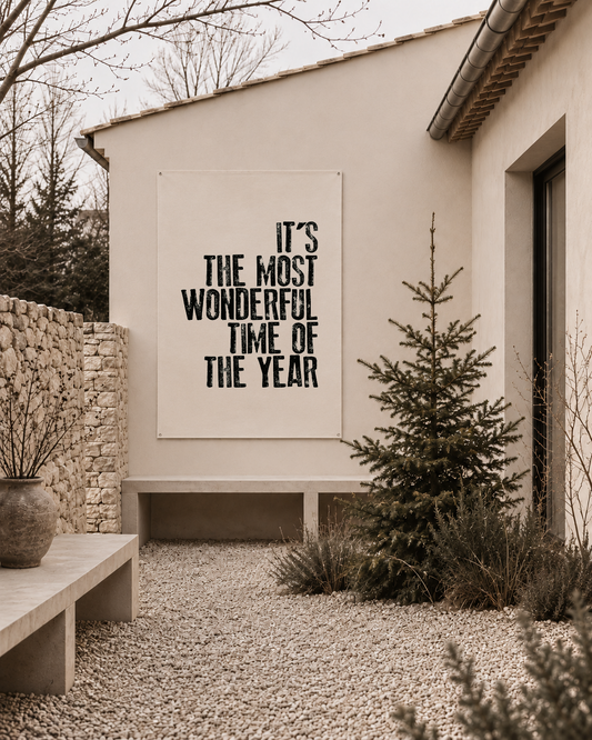 it's the most wonderful time of the year tuinposter