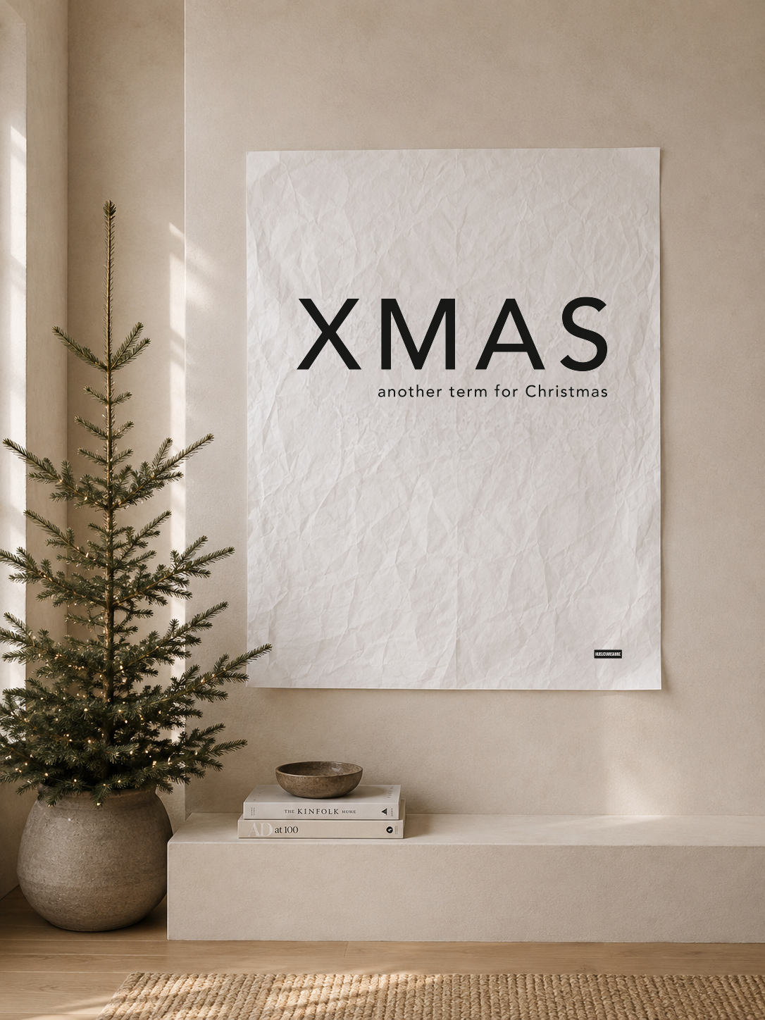 XMAS CANVAS DOEK