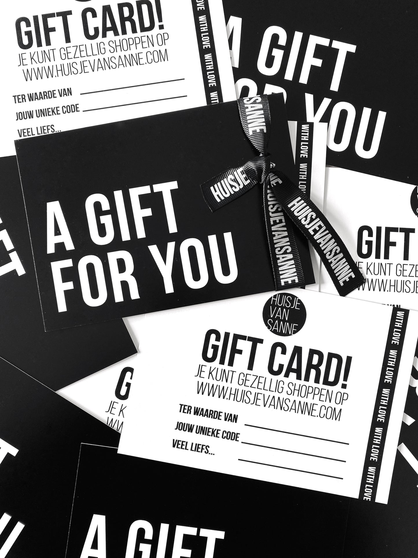 huisjevansanne gift card / cadeaubon om cadeau te geven